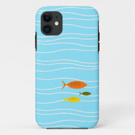 レトロ魚 iPhone 11 ケース