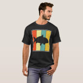 レトロ鯉水生動物魚 Tシャツ (正面フル)