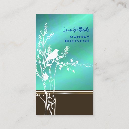 レトロ鳥 名刺 (正面)