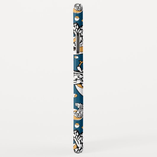 レトロ鶏のケース Case-Mate iPhoneケース (裏面/右)