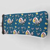 レトロ鶏 ゴルフヘッドカバー (正面)