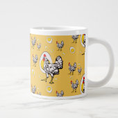 レトロ鶏 ジャンボコーヒーマグカップ (右)