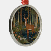 レトロ鹿林 メタルオーナメント (右)