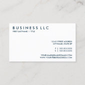 レトロ麻酔科医の名刺 名刺 (裏面)