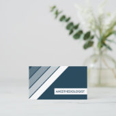 レトロ麻酔科医の名刺 名刺 (スタンド正面)