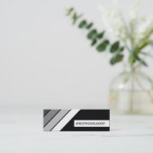 レトロ麻酔科医 スキニー名刺 (スタンド正面)