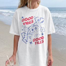 レトロ麻雀グッドバイブス Tシャツ