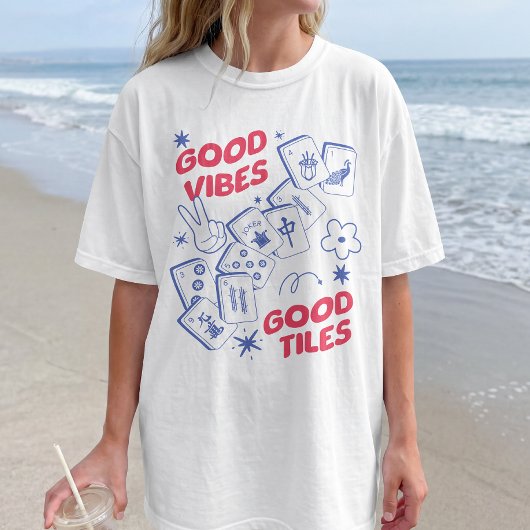 レトロ麻雀グッドバイブス Tシャツ
