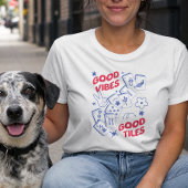 レトロ麻雀グッドバイブス Tシャツ