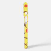 レトロ黄フローラはっきりした抽象芸術花模様 Case-Mate iPhoneケース (裏面 / 左)