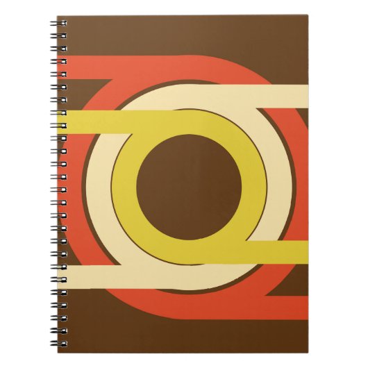 レトロ黄金比インスパイアデザイン ノートブック (正面)