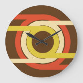 レトロ黄金比インスパイアデザイン ラージ壁時計 (正面)