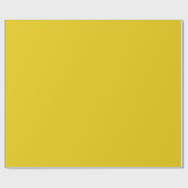 レトロ黄 ラッピングペーパー (フラット)