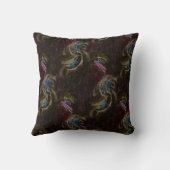 レトロ黒原子抽象芸術 クッション (裏面)