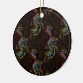 レトロ黒原子抽象芸術 セラミックオーナメント (左)