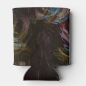 レトロ黒原子抽象芸術 缶クーラー (裏面)