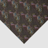 レトロ黒原子抽象芸術 薄葉紙 (詳細)