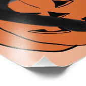 レトロ黒猫カボチャ フォトプリント            (角)