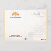 レトロ黒猫ジャック・オランタン ポストカード (裏面)