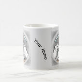 レトロ黒男性医師 コーヒーマグカップ (中央)