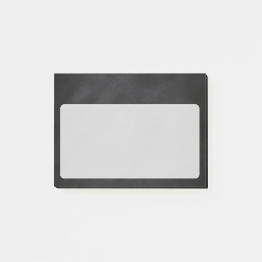 レトロ黒色軽量板 ポストイット (正面)