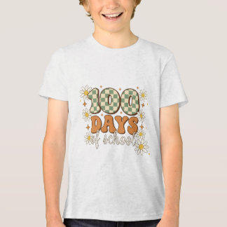 レトロ100日目の登校 トライブレンドＴシャツ