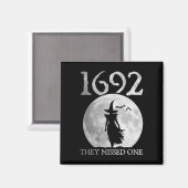 レトロ1692彼ら恋しく思は一つの魔女サレム1692ハロー マグネット (正面/裏面)