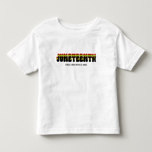 レトロ1865年以来の第11回フリーIsh トドラーTシャツ (正面)