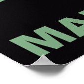 レトロ1910ドイツ茶ad ポスター (角)