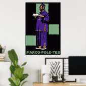 レトロ1910ドイツ茶ad ポスター (ホームオフィス)