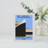 レトロ1920s 1930sスタイル出荷広告 ポストカード (スタンド正面)