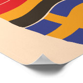 レトロ1930sアートデコデザインサイクリング ポスター (角)