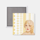 レトロ1930sピンナップ マグネット (正面/裏面)