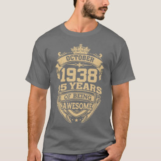 レトロ1938年10月85歳素晴らし続 Tシャツ