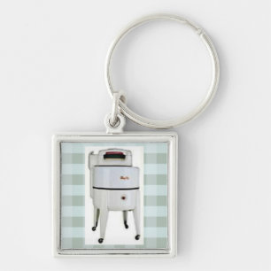 レトロ1940の洗濯機Keychain キーホルダー