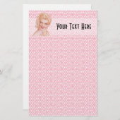 レトロ1940年代の恋 便箋 (正面/裏面)