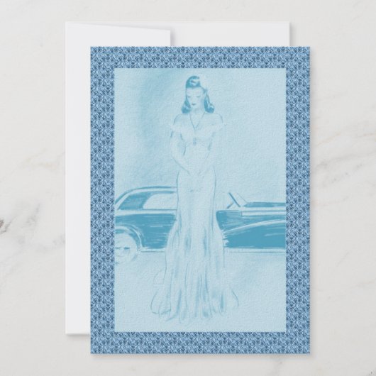 レトロ1940sディナー&踊り 招待状 (正面)