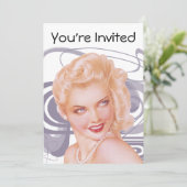 レトロ1940sピンナップ 招待状 (スタンド正面)