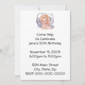 レトロ1940sピンナップ 招待状 (裏面)