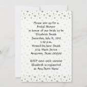 レトロ1940sブライダルシャワー 招待状 (裏面)