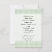 レトロ1940sブライダルシャワーV2 招待状 (裏面)