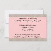 レトロ1940sベビーシャワーV2 招待状 (裏面)