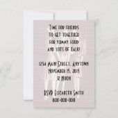 レトロ1940sルンチョンV2B 招待状 (裏面)