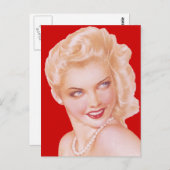 レトロ1940s愛 ポストカード (正面/裏面)