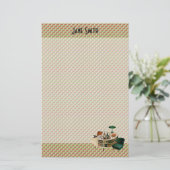 レトロ1940s Office 便箋 (スタンド正面)