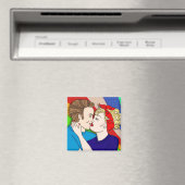 レトロ1950のスタイルアポップ・アートのートカッキスをするト マグネット (インサイチュ (食洗機))