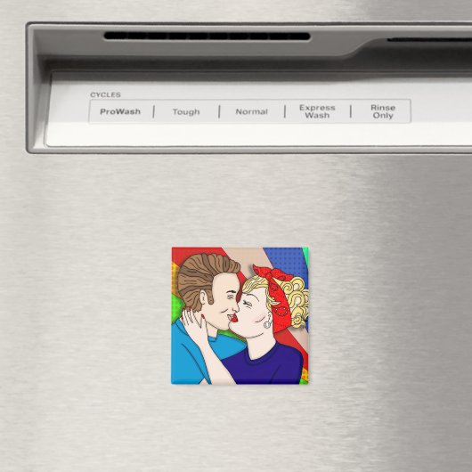 レトロ1950のスタイルアポップ・アートのートカッキスをするト マグネット (インサイチュ (食洗機))