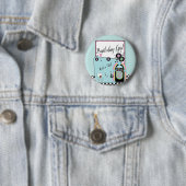 レトロ1950のダイナー誕生日任意の年齢 缶バッジ (インサイチュ)