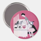 レトロ1950のベーキング磁石 マグネット (正面/裏面)