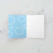 レトロ1950ドレス用グリーティングカード カード (内部)